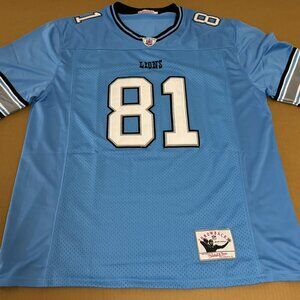 Calvin Johnson Detroit Lions Mitchell & Ness Player Jersey Size XXL NWOT